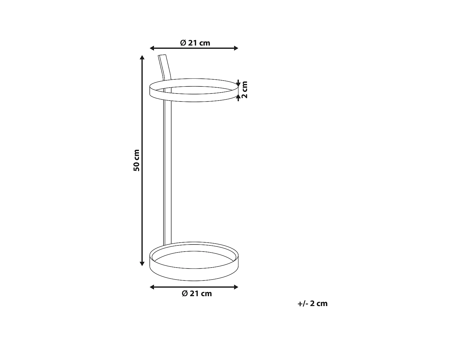 Suporte para guarda-chuva LOBAMBA Preto