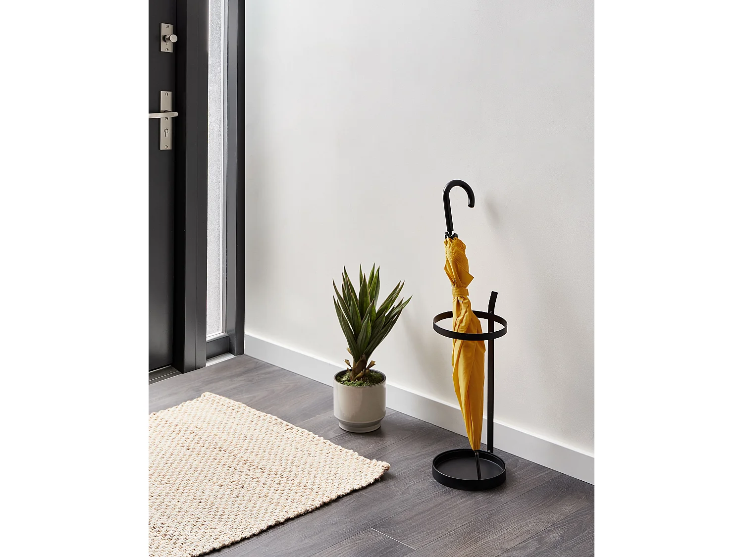 Porte-parapluie LOBAMBA Métal Noir