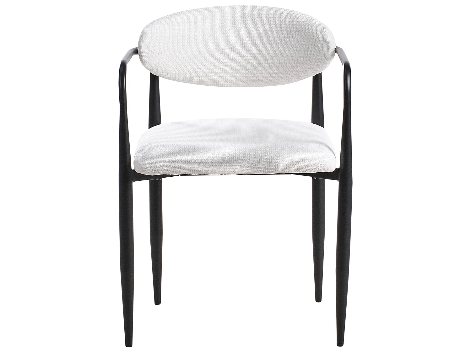 Set of 2 Dining Chairs TANEVIK Fabric Off-White