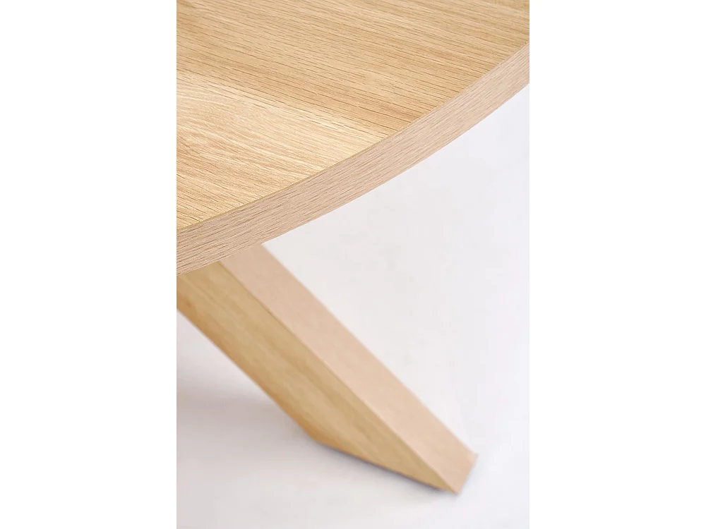 Tavolo da pranzo Morus (76x120)/MDF e impiallacciatura/marrone