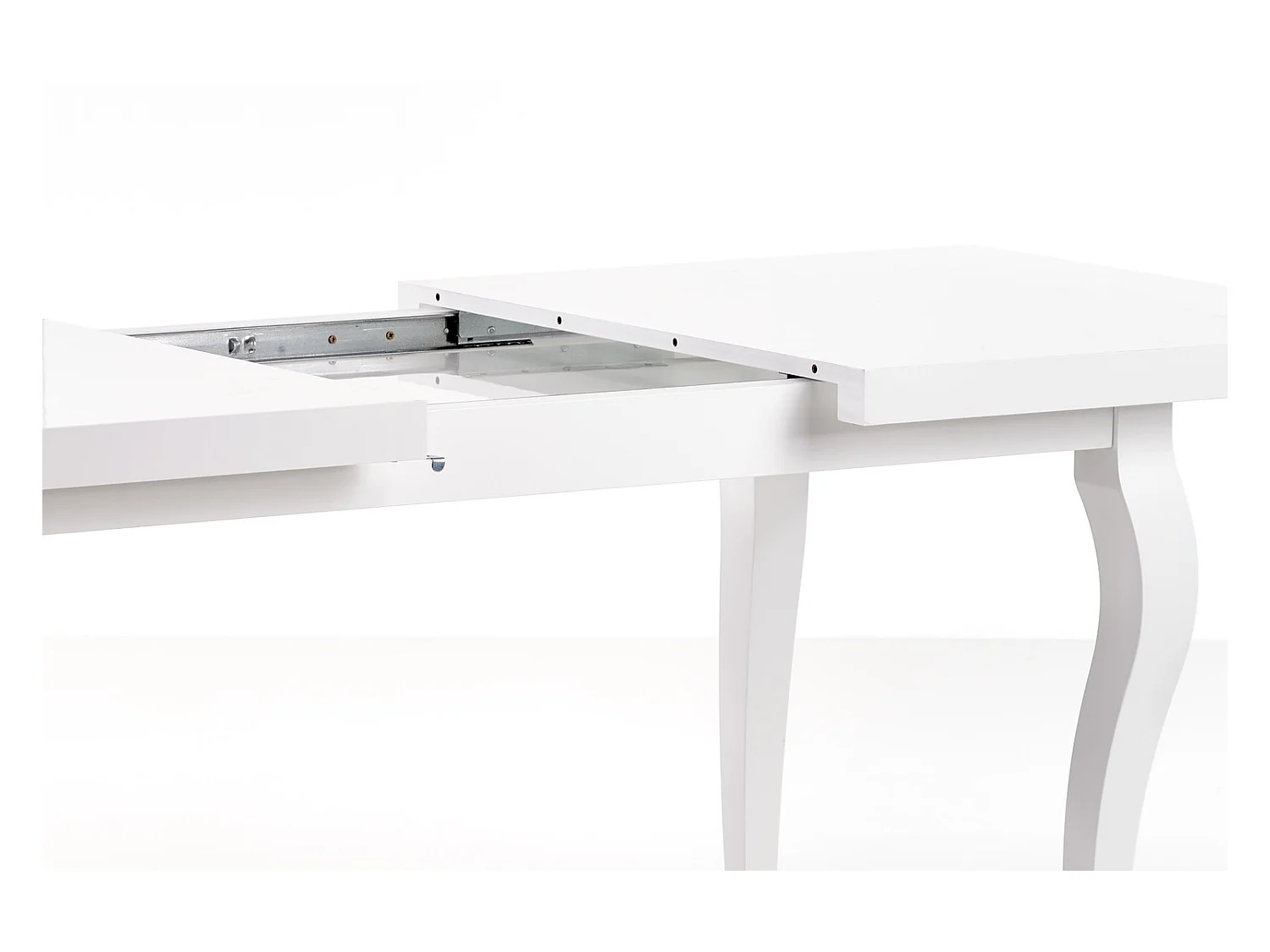 Table à manger Mozart/extensible/MDF/blanc