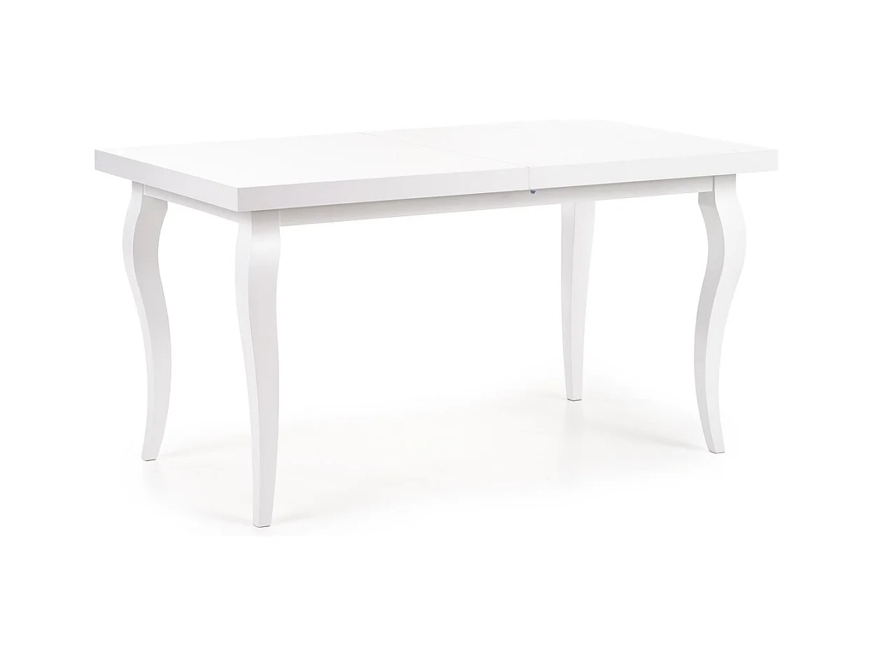 Table à manger Mozart/extensible/MDF/blanc
