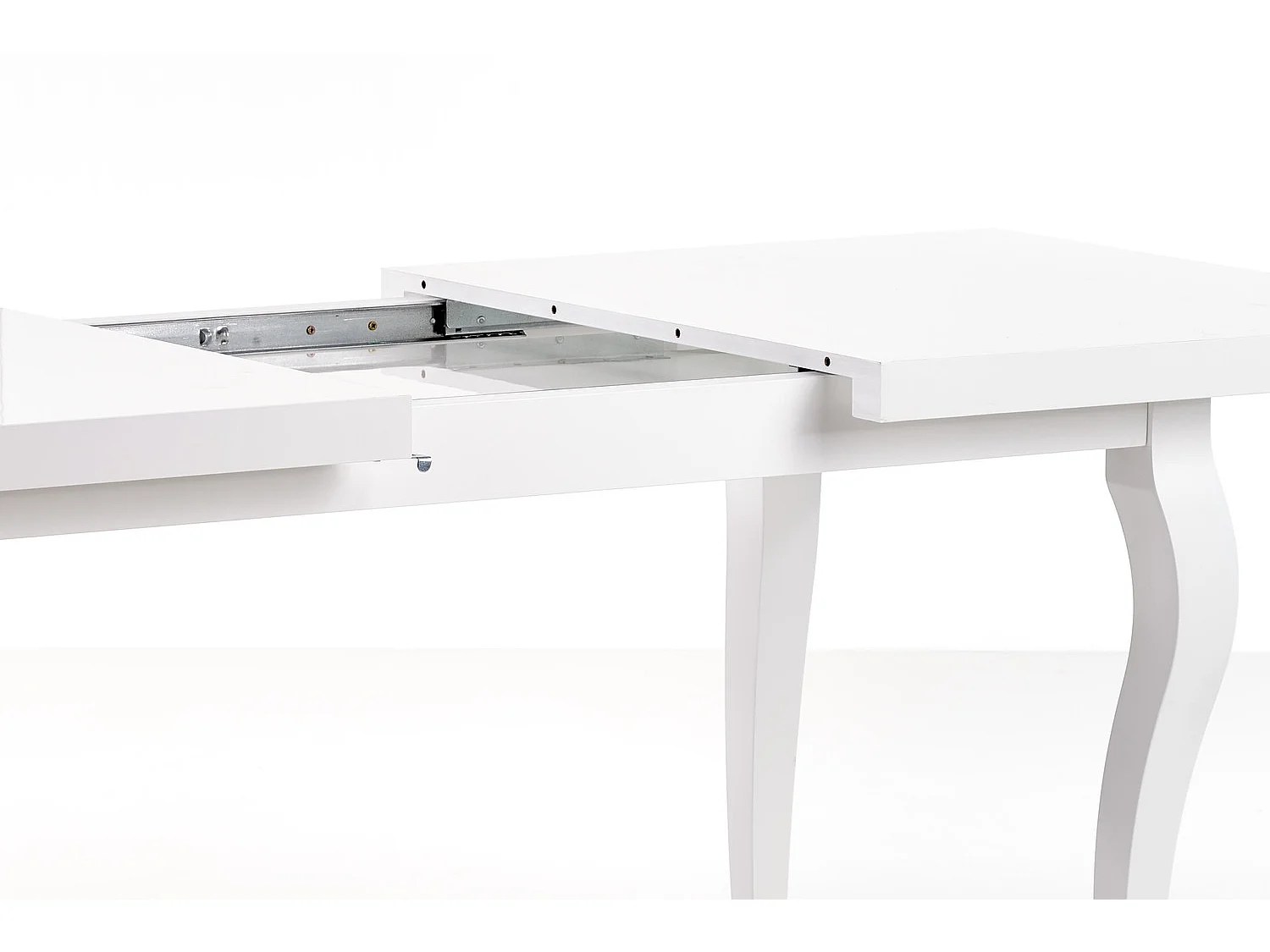 Tavolo da pranzo Mozart/allungabile/MDF/bianco