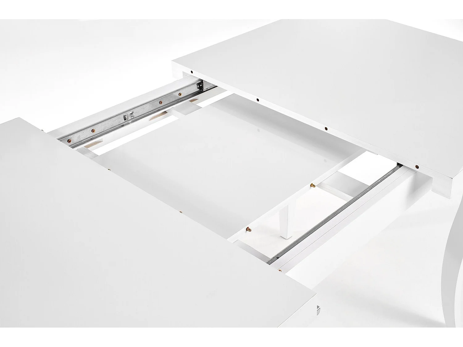 Tavolo da pranzo Mozart/allungabile/MDF/bianco