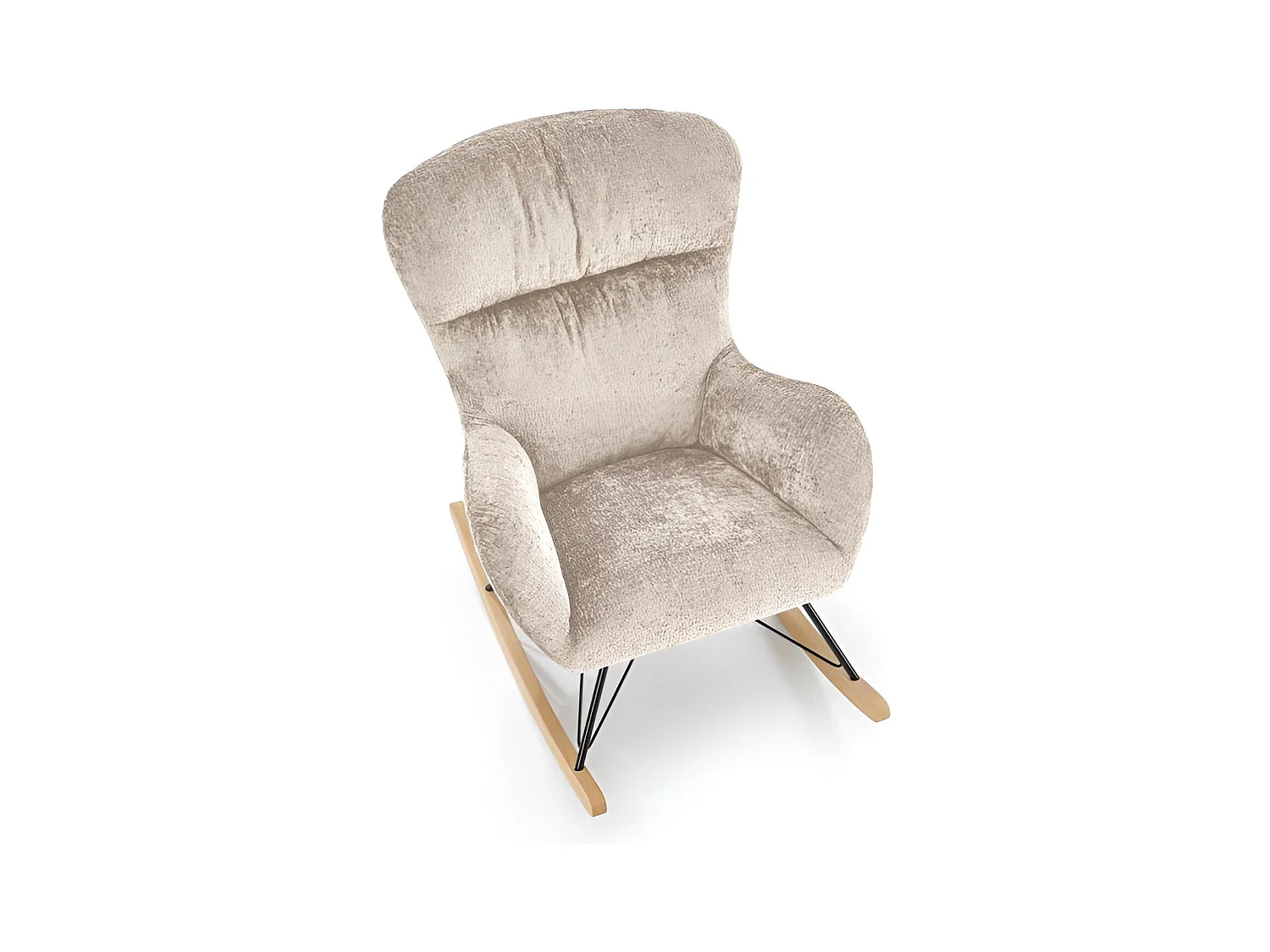Fauteuil à bascule Castro/beige