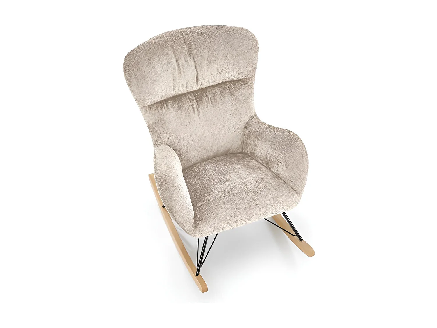 Sedia a dondolo Castro/beige