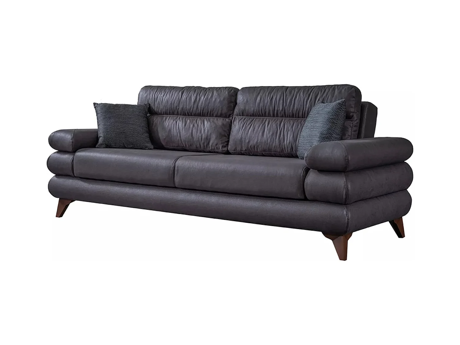 Sofa Parma/Stoffbezug/Anthrazit/An Lager