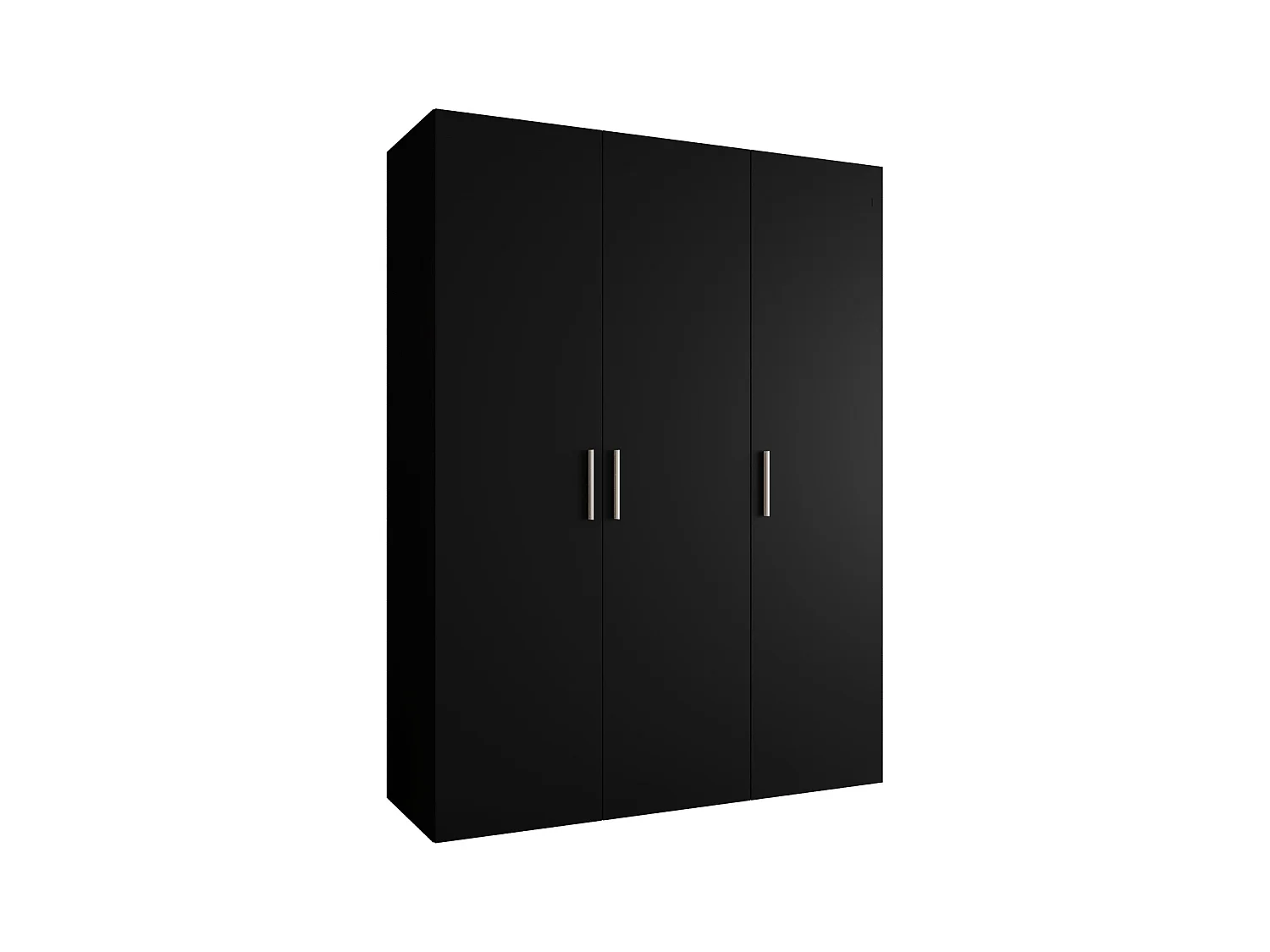 Armario Bari 1 con puertas batientes 202/150/52 3 puertas (negro)