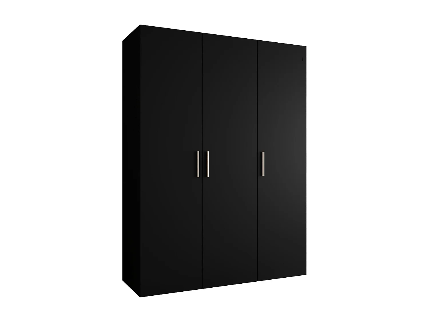 Armoire à portes battantes Bari 1 202/150/52 3 portes (noir)