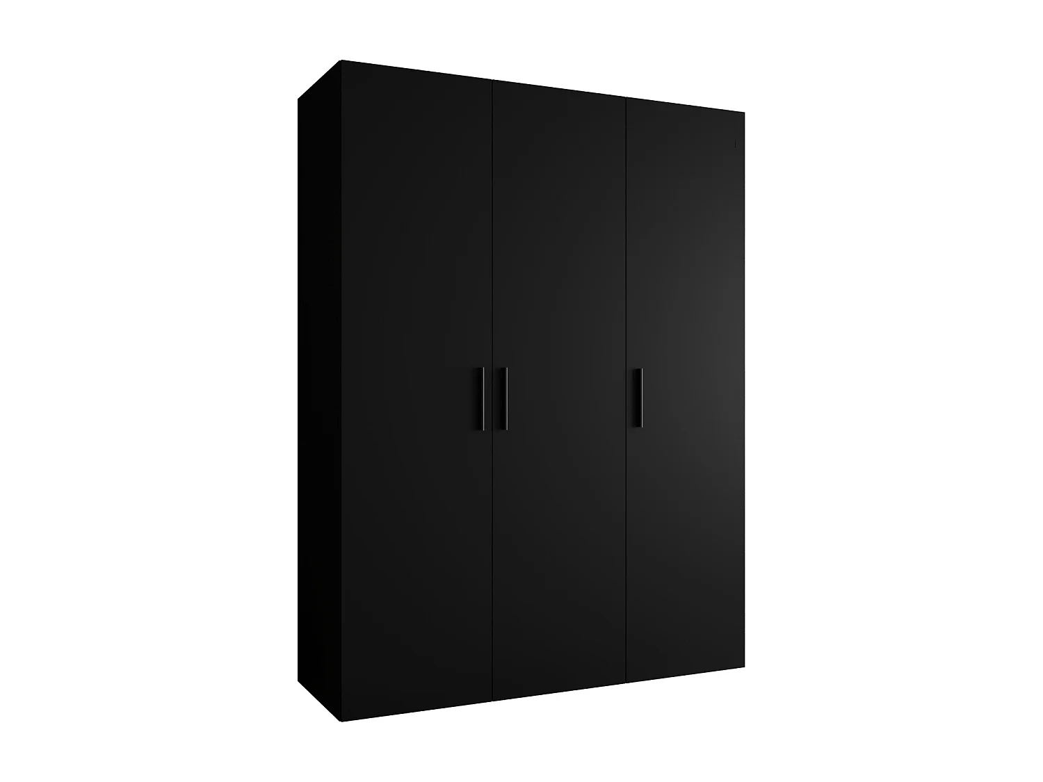 Armoire à portes battantes Bari 1 202/150/52 3 portes (noir)