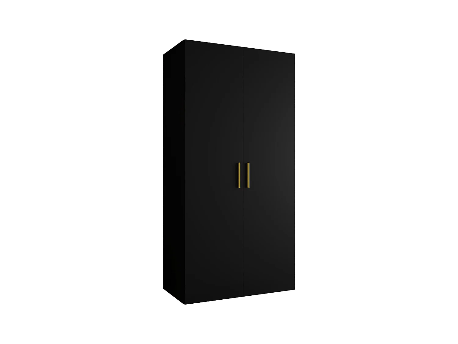 Armoire à portes battantes Bari 1 202/100/52 2 portes (noir)