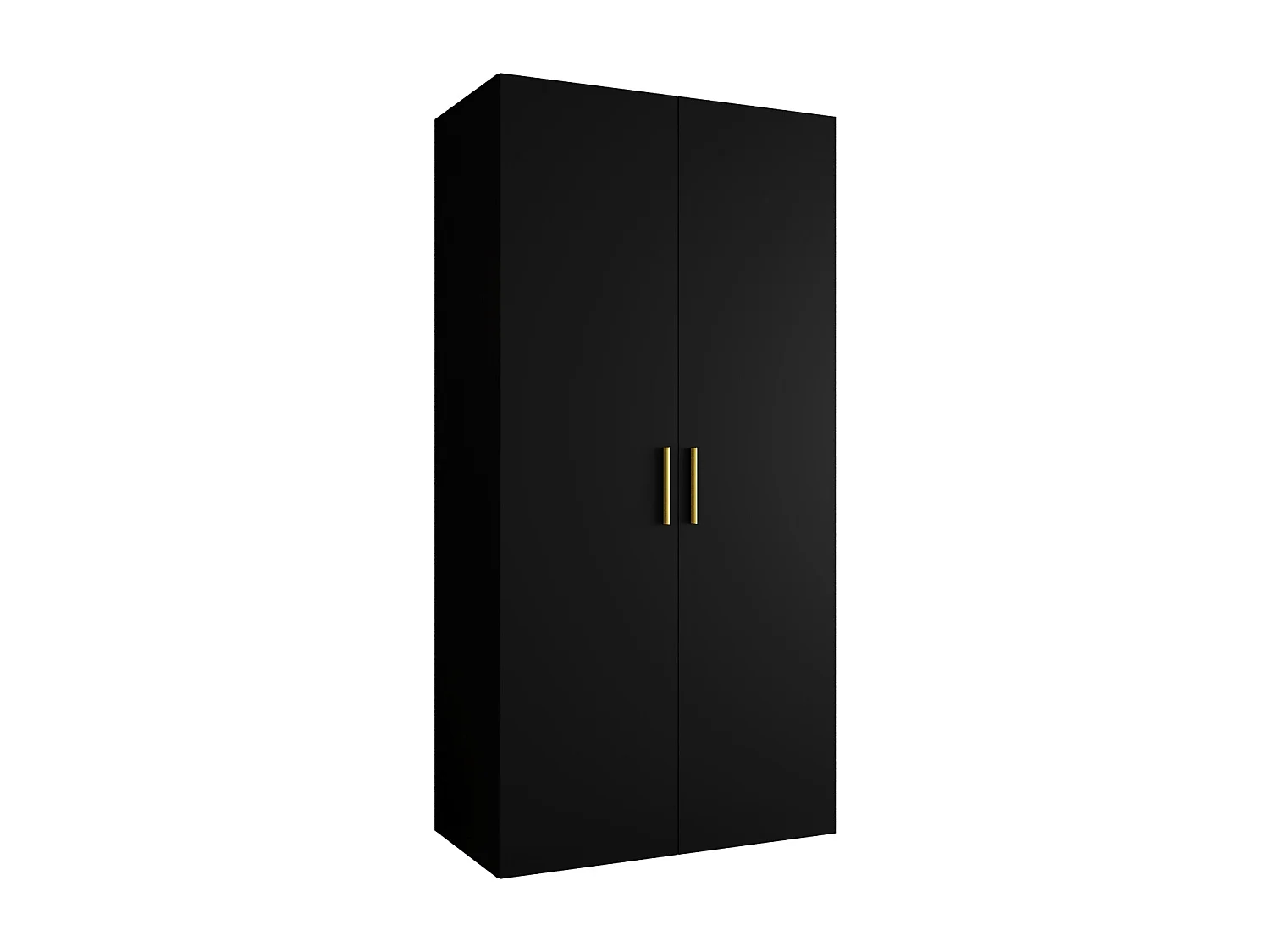 Armoire à portes battantes Bari 1 202/100/52 2 portes (noir)