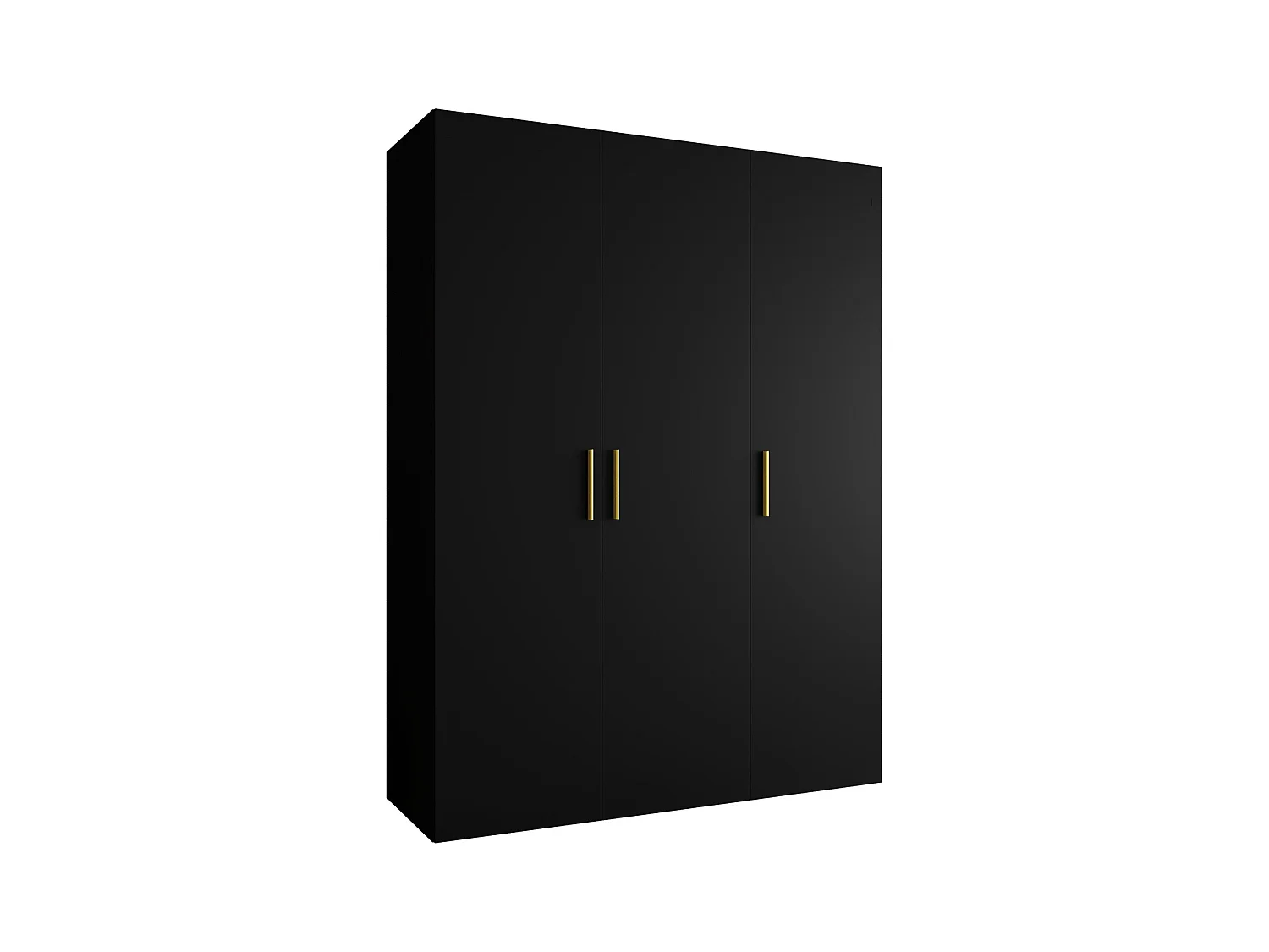 Armoire à portes battantes Bari 1 202/150/52 3 portes (noir)