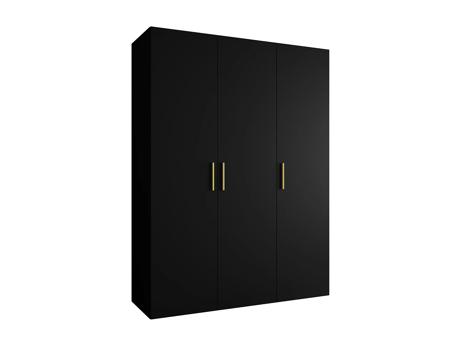 Armoire à portes battantes Bari 1 202/150/52 3 portes (noir)