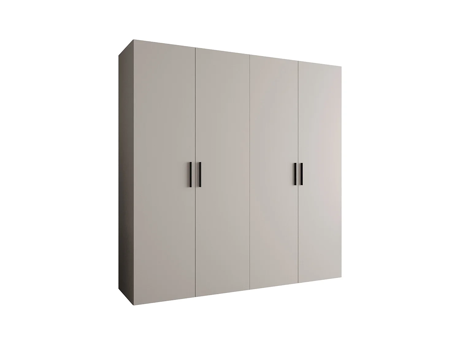 Armoire à portes battantes Bari 1 202/200/52 4 portes (cachemire)