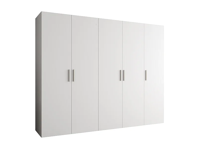Kleerkast Bari 1 202/250/52 5-deurs (wit)