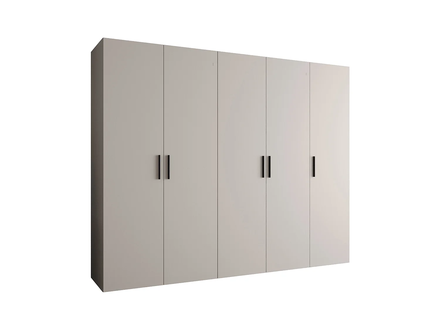 Armoire à portes battantes Bari 1 202/250/52 5 portes (cachemire)