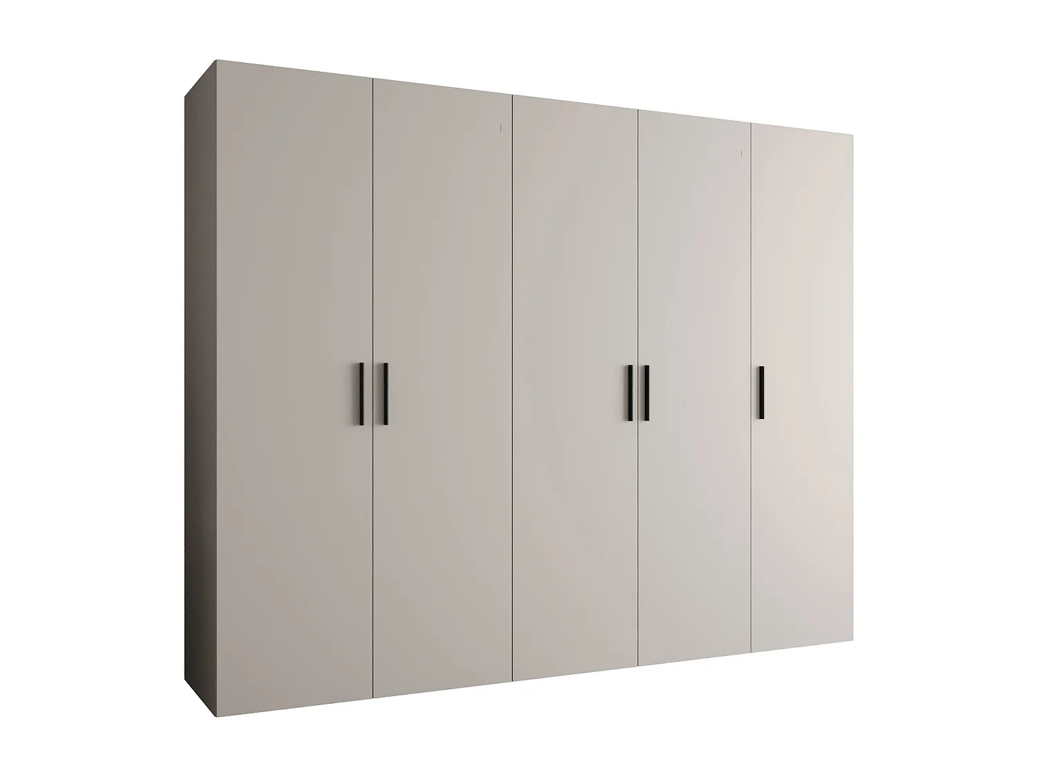 Armoire à portes battantes Bari 1 202/250/52 5 portes (cachemire)