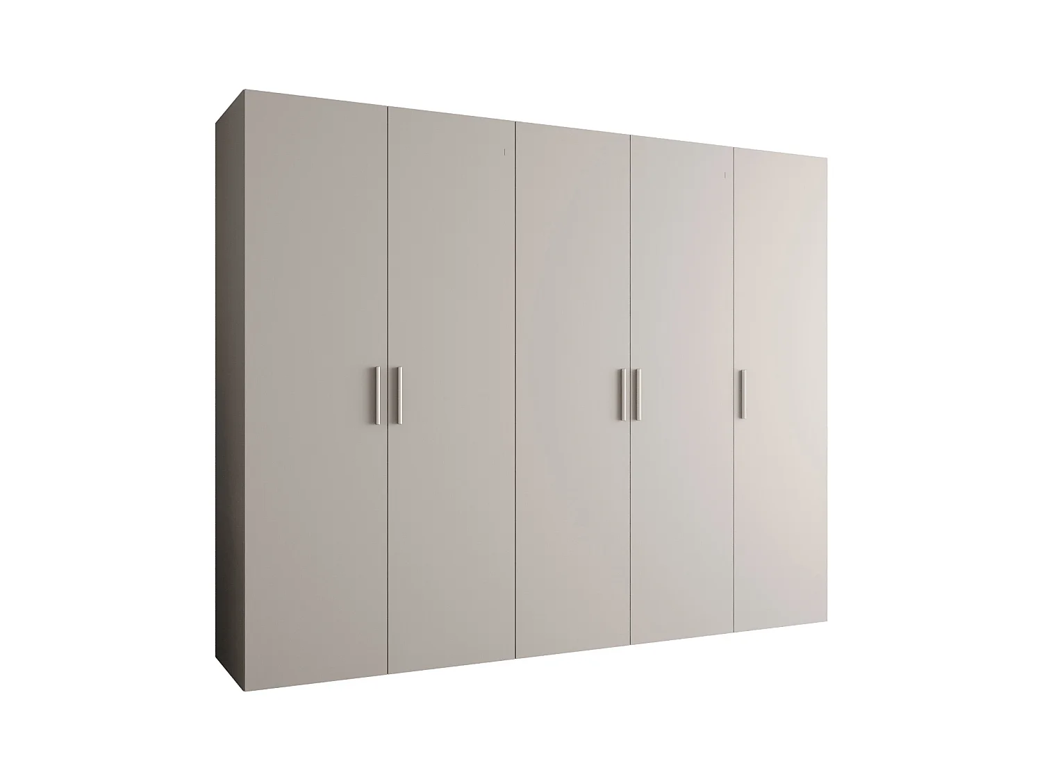 Drehtürenschrank Bari 1 202/250/52 5-türig (Kaschmir)