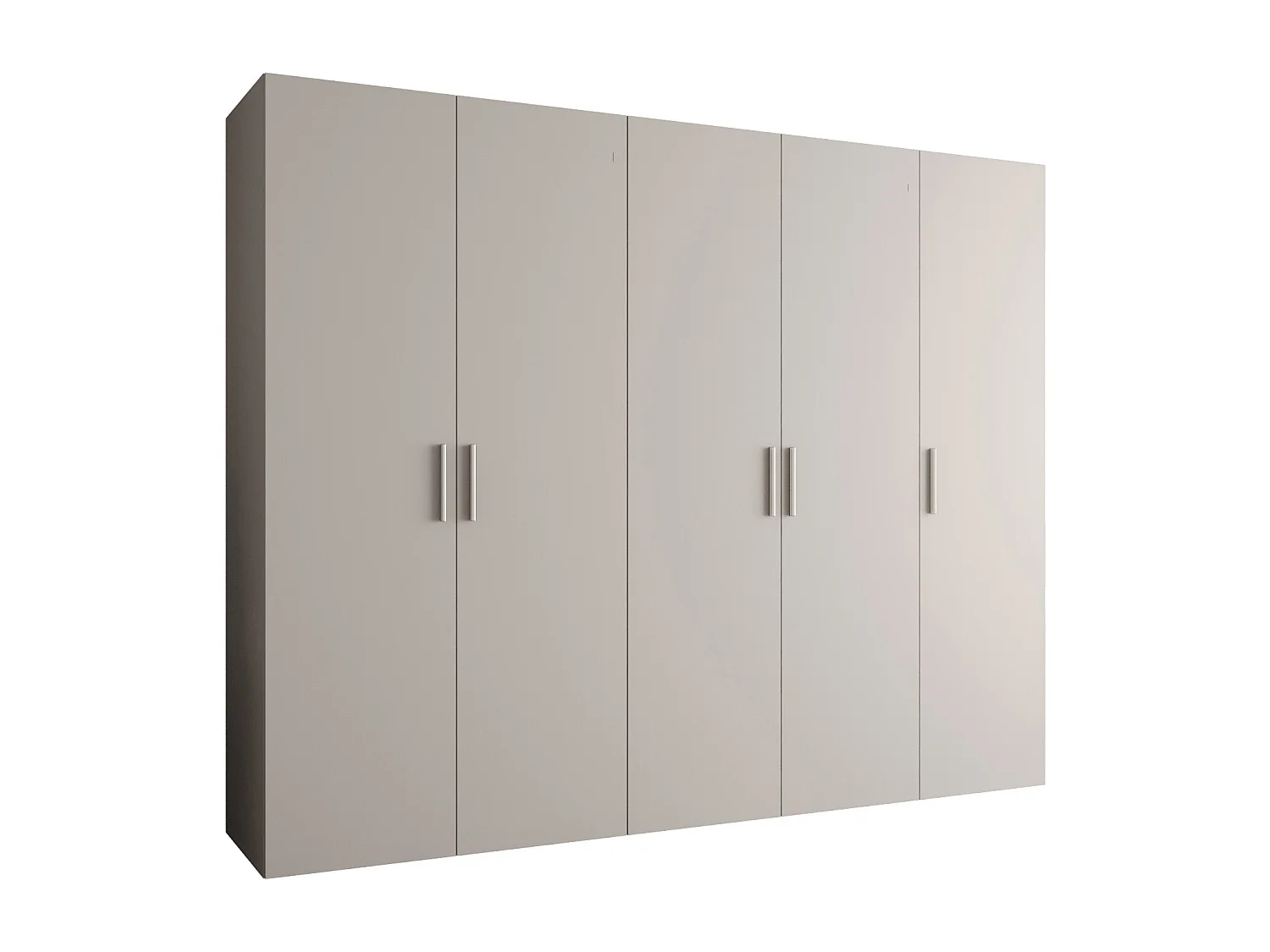 Armoire à portes battantes Bari 1 202/250/52 5 portes (cachemire)