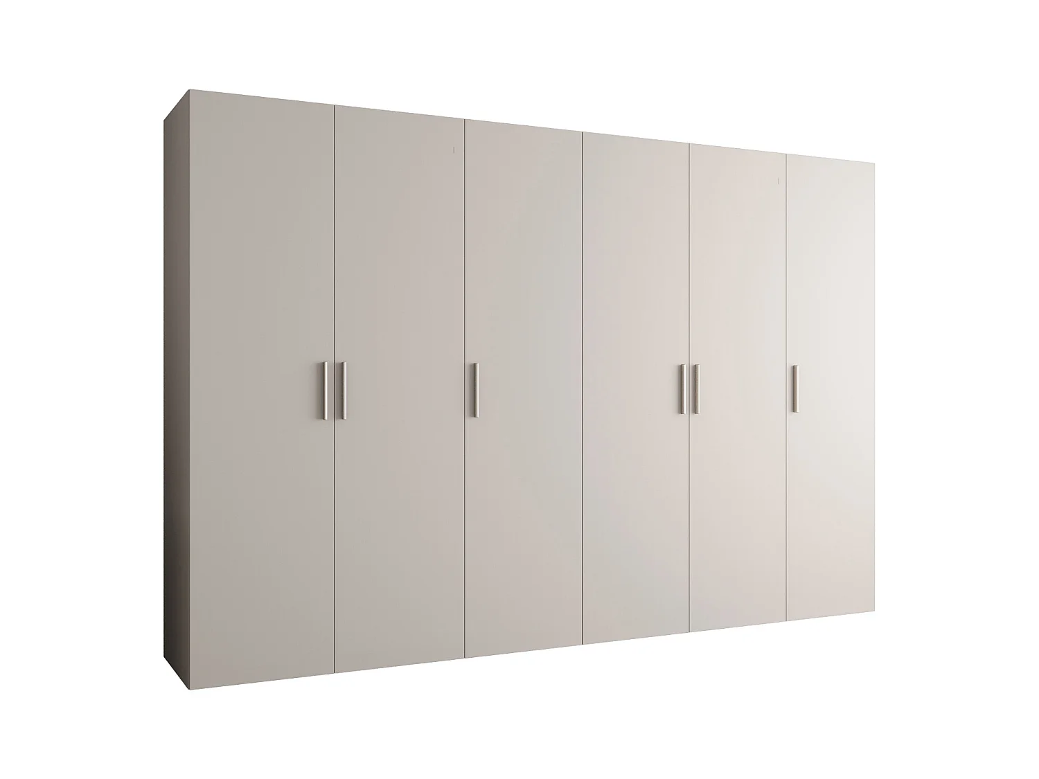 Armoire à portes battantes Bari 1 202/300/52 6 portes (cachemire)