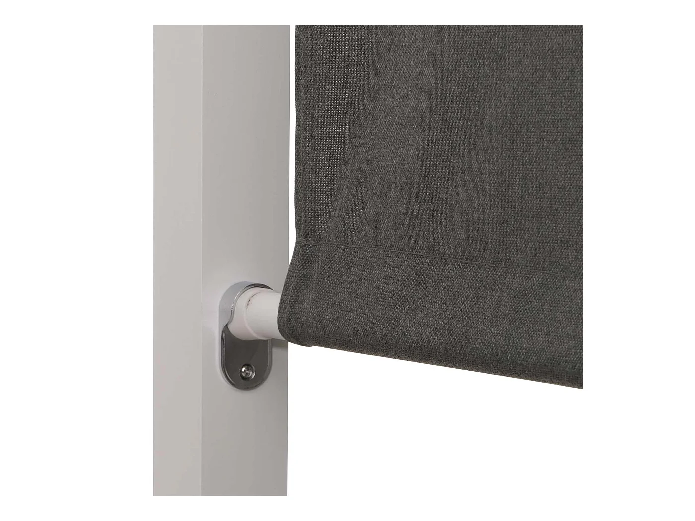 Leżak ogrodowy MCW-M63b,  biała poduszka szara