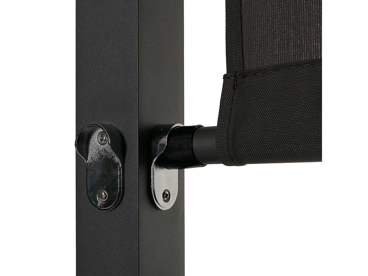 Leżak ogrodowy MCW-M63b,  ciemnoszary Poduszka ciemnoszary