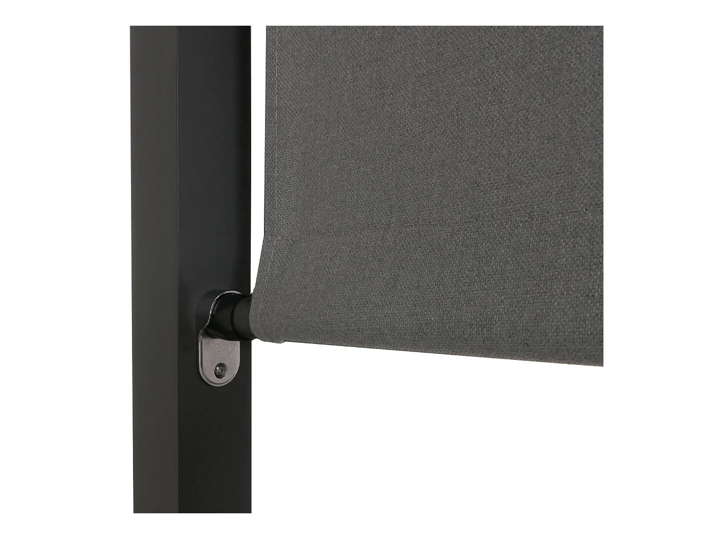 Leżak ogrodowy MCW-M63b,  ciemnoszary poduszka szary