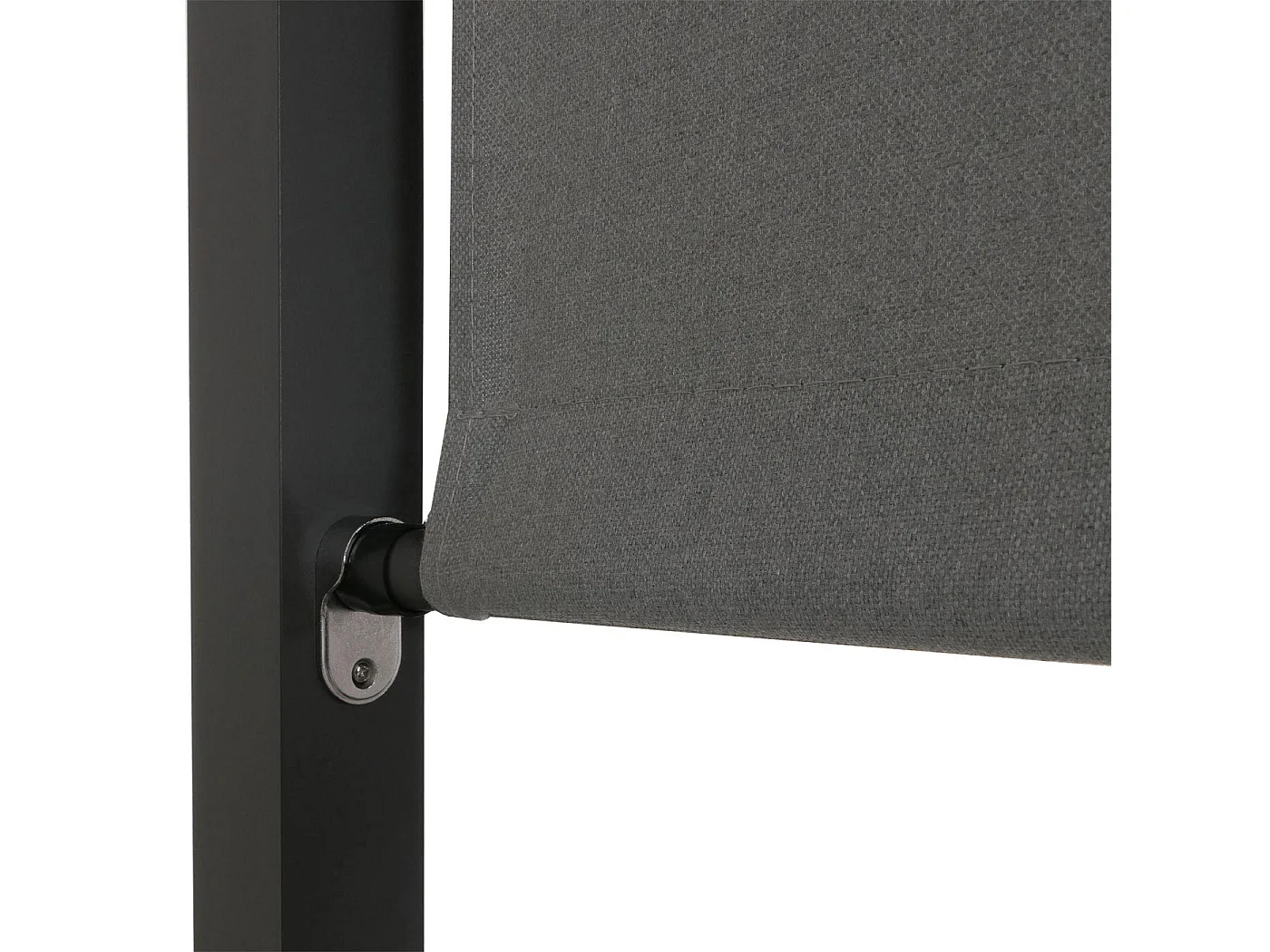 Leżak ogrodowy MCW-M63b,  ciemnoszary poduszka szary