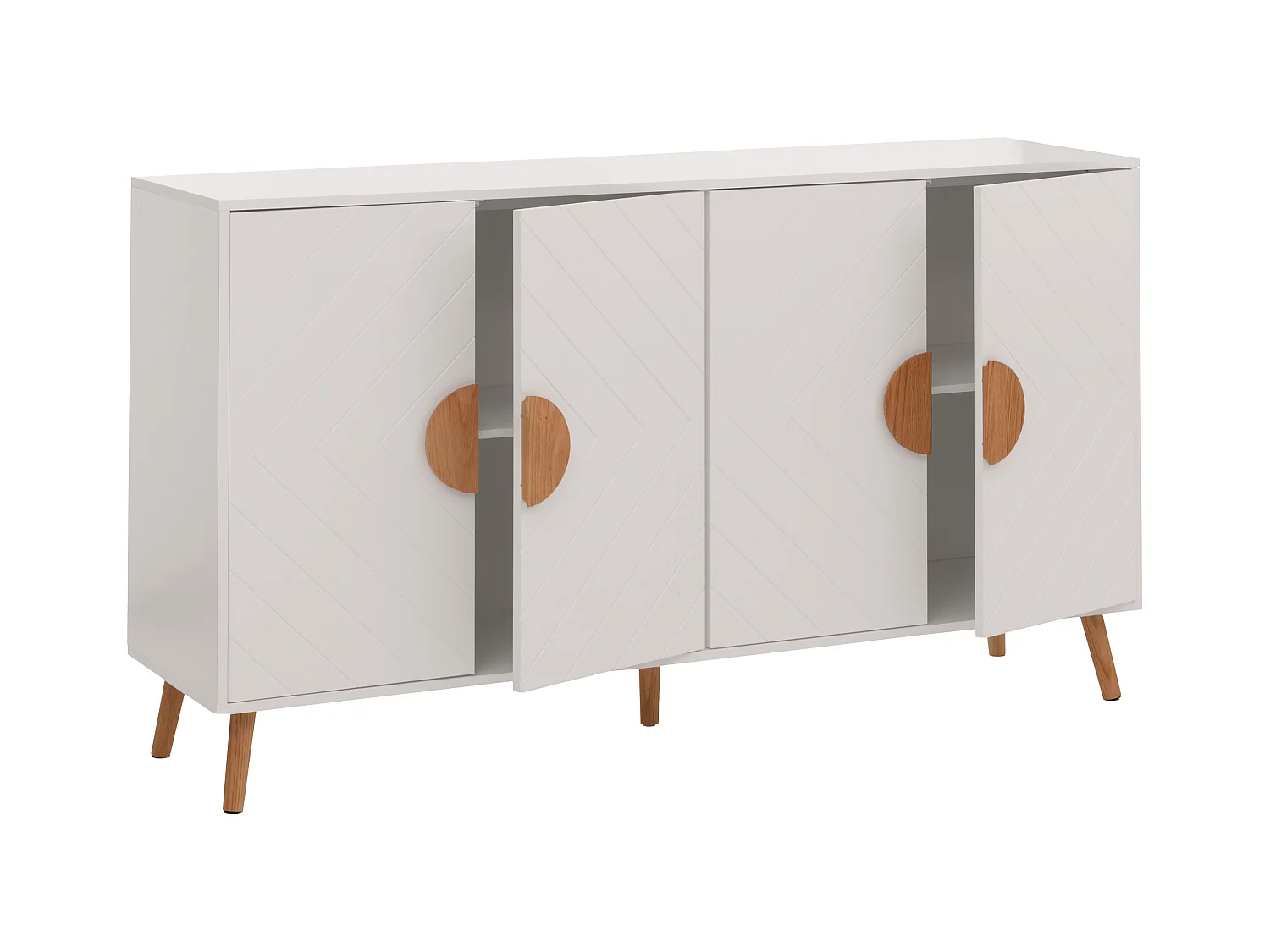 Sideboard MCW-N89, Weiß