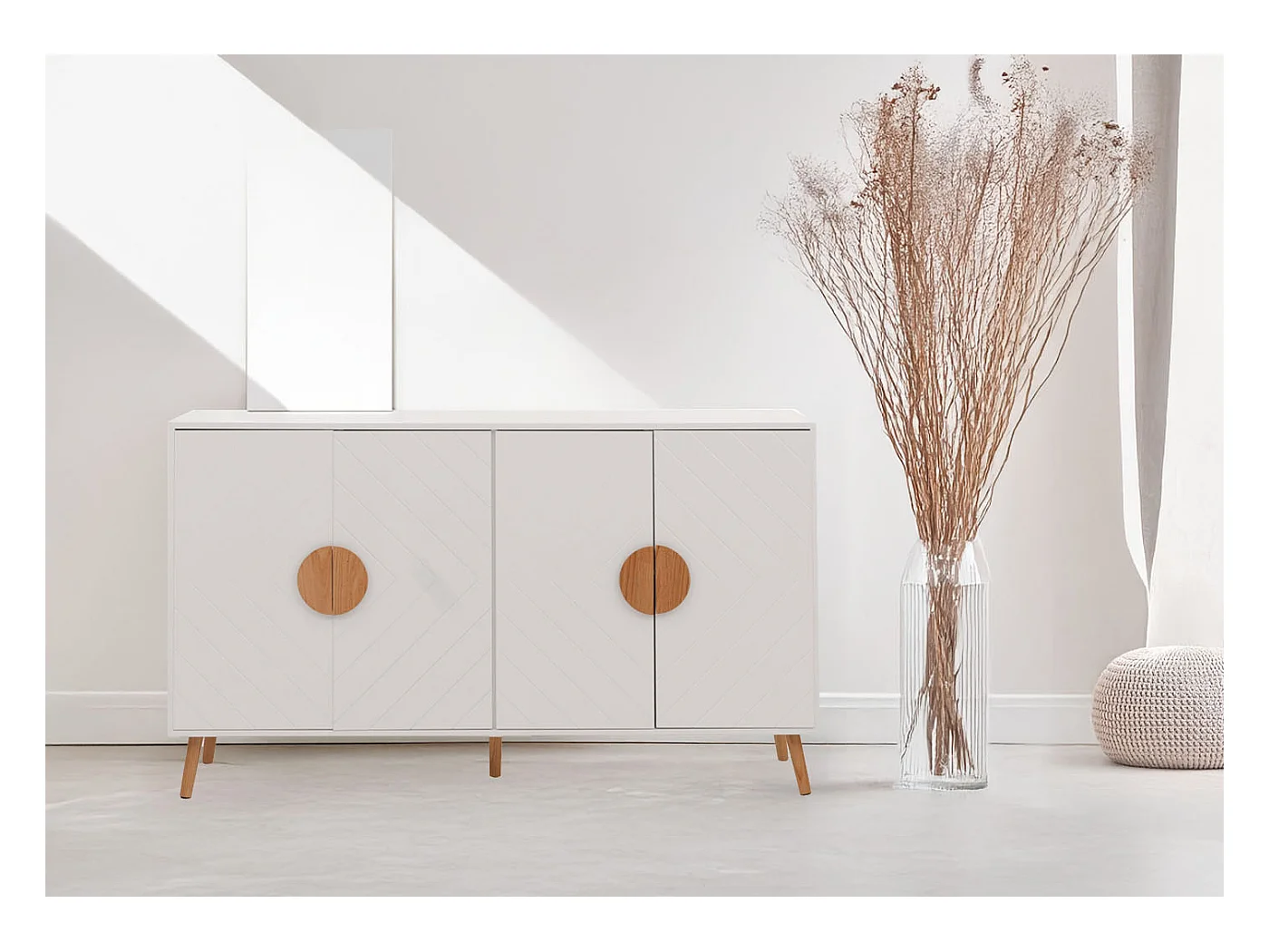 Sideboard MCW-N89, Weiß