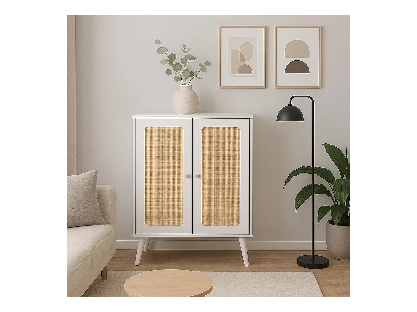 Buffet haut MCW-M38,  blanc