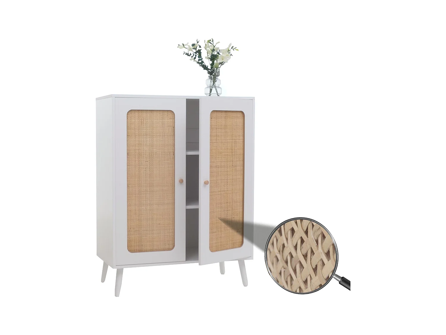 Buffet haut MCW-M38,  blanc