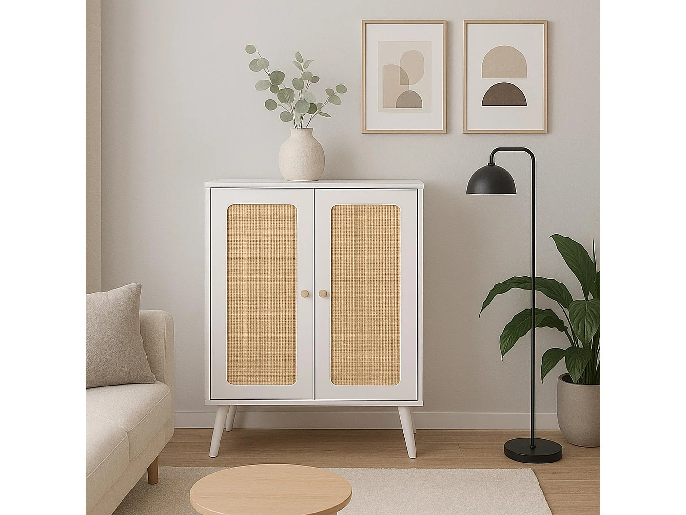 Buffet haut MCW-M38,  blanc