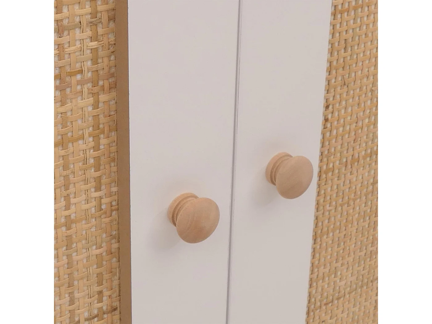 Highboard MCW-M38, Weiß