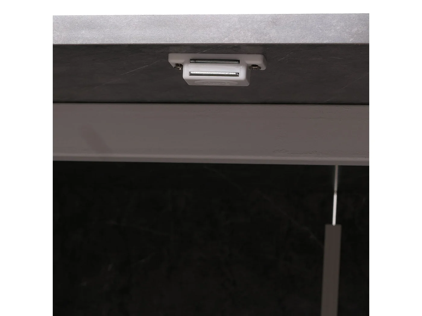 Sideboard MCW-N89,  grey marble effect