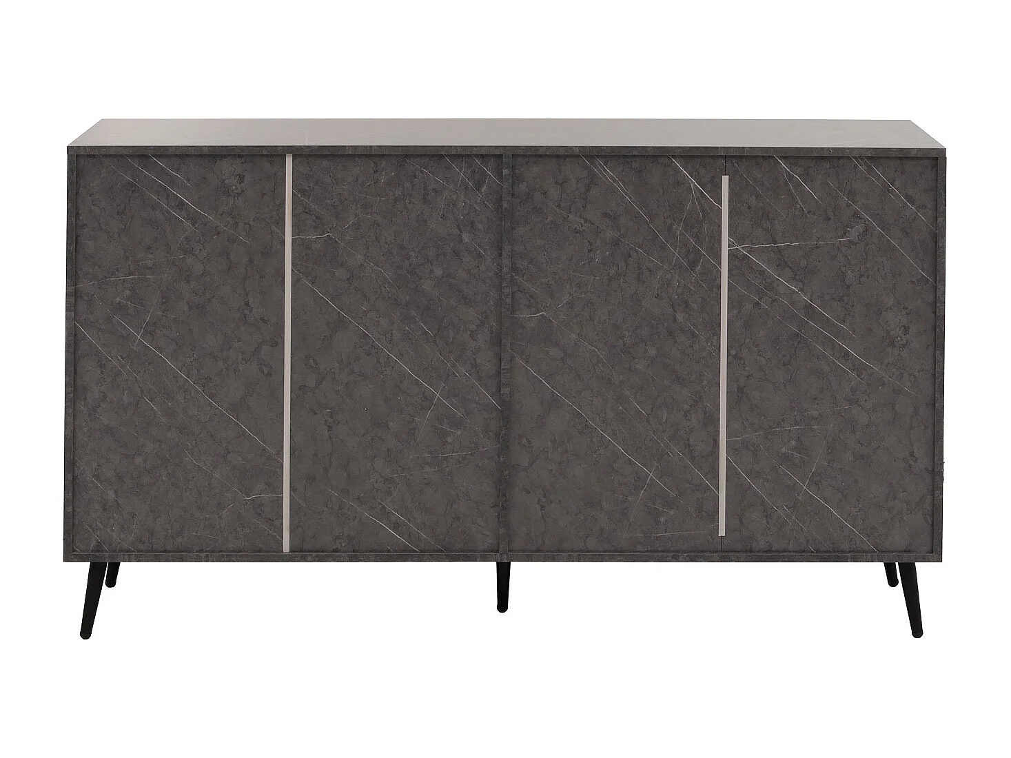 Sideboard MCW-N89,  grey marble effect