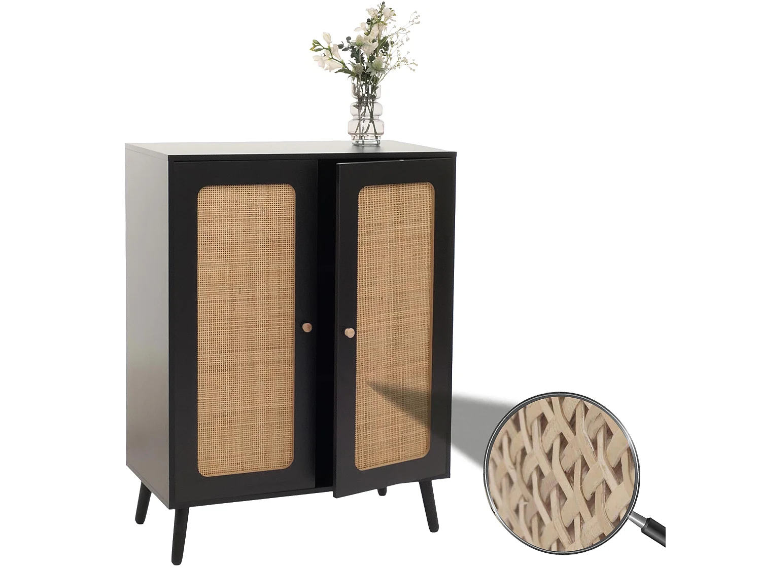 Buffet haut MCW-M38,  noir