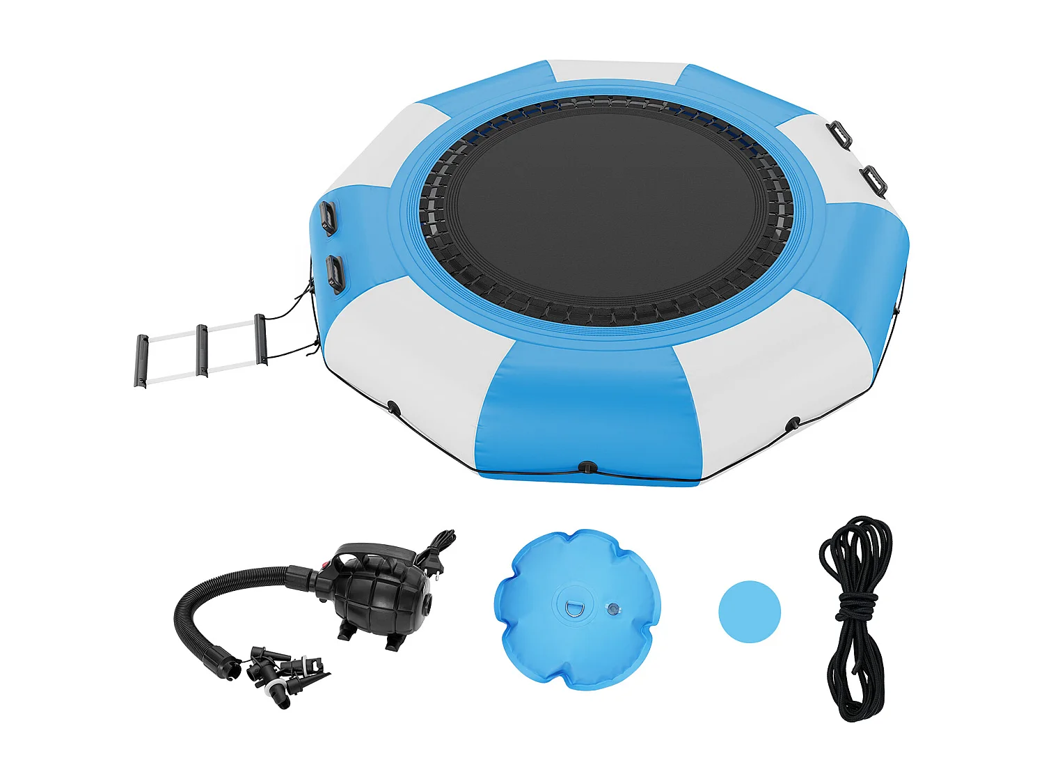 Trampoline Aquatique Gonflable SucceBuy, 310 cm, Plate-forme de Natation pour Piscine et Lac