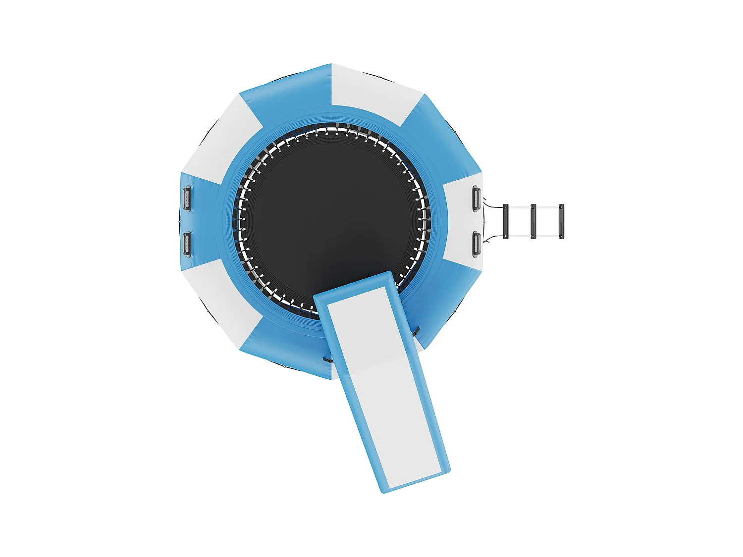 Trampoline Aquatique Gonflable SucceBuy, 310 cm, Plate-forme de Natation pour Piscine et Lac