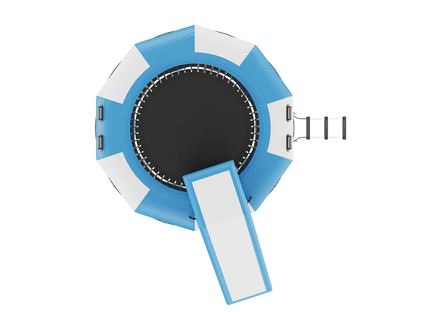 Nadmuchiwana Trampolina Wodna SucceBuy, 310 cm, Platforma Pływacka do Basenu i Jezior