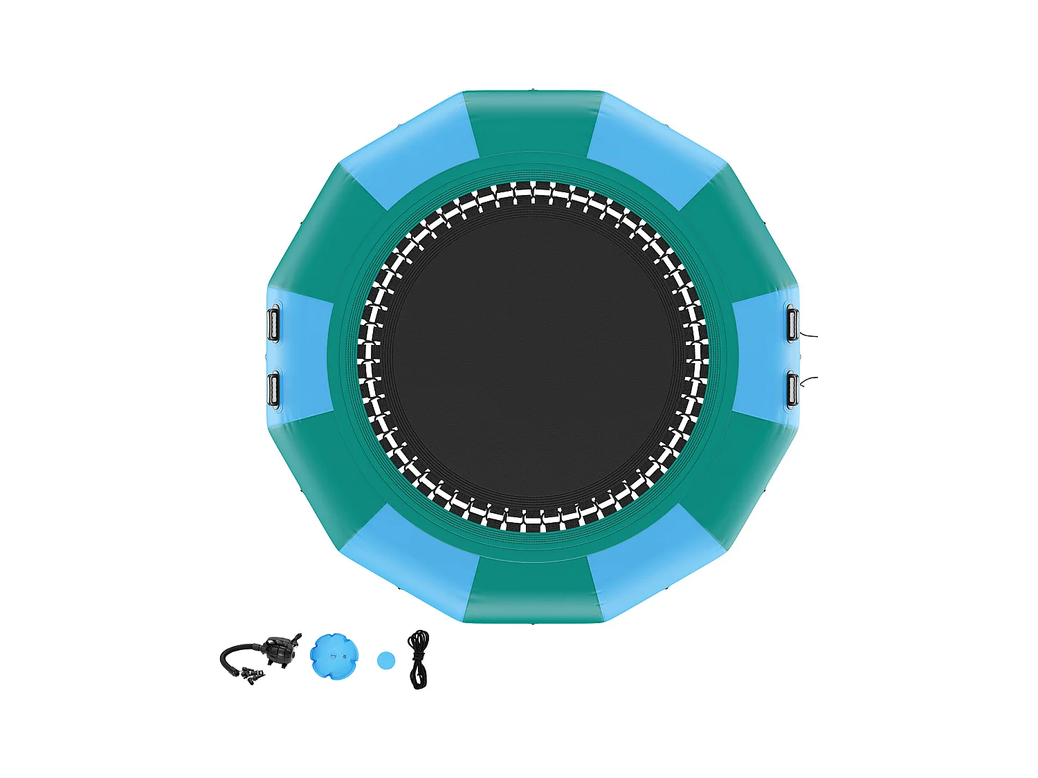 Trampoline Aquatique Gonflable SucceBuy, 367 cm, Plate-forme de Natation pour Piscine et Lac