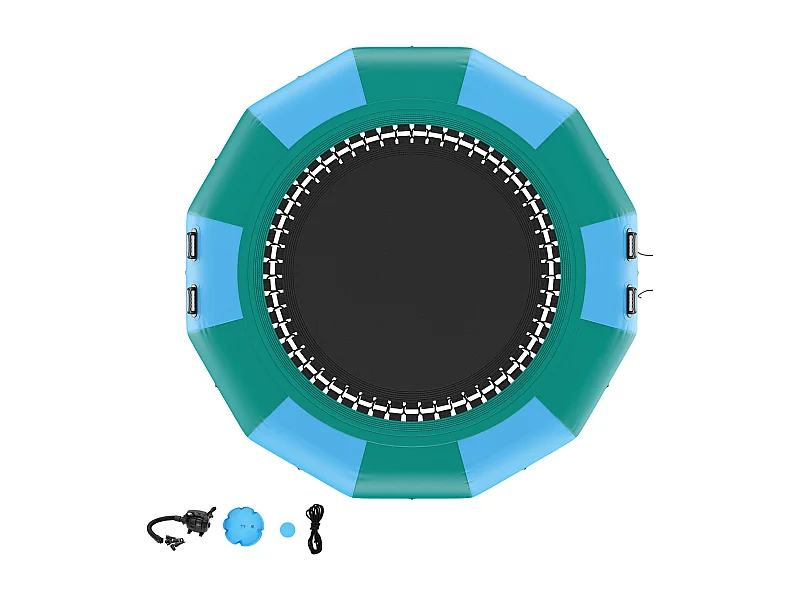 Trampoline Aquatique Gonflable SucceBuy, 367 cm, Plate-forme de Natation pour Piscine et Lac