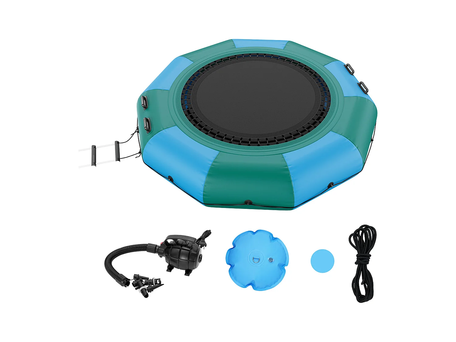 Trampoline Aquatique Gonflable SucceBuy, 310 cm, Plate-forme de Natation pour Piscine et Lac