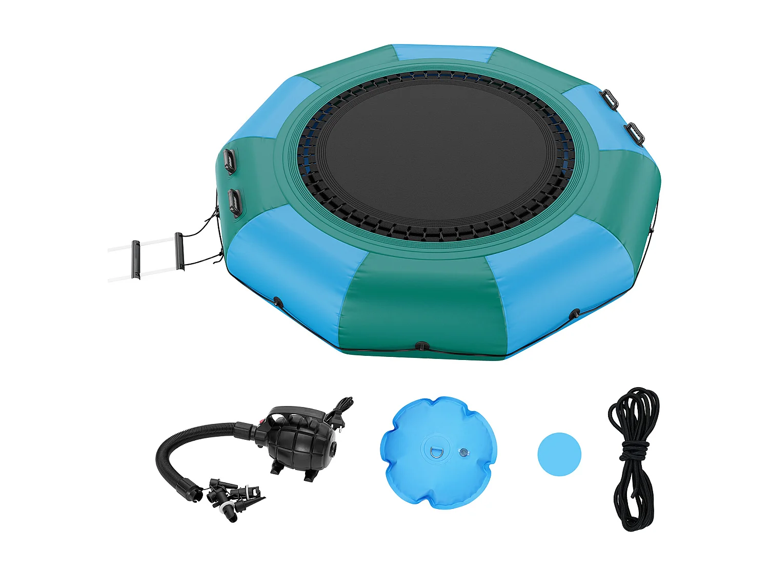 Trampoline Aquatique Gonflable SucceBuy, 310 cm, Plate-forme de Natation pour Piscine et Lac