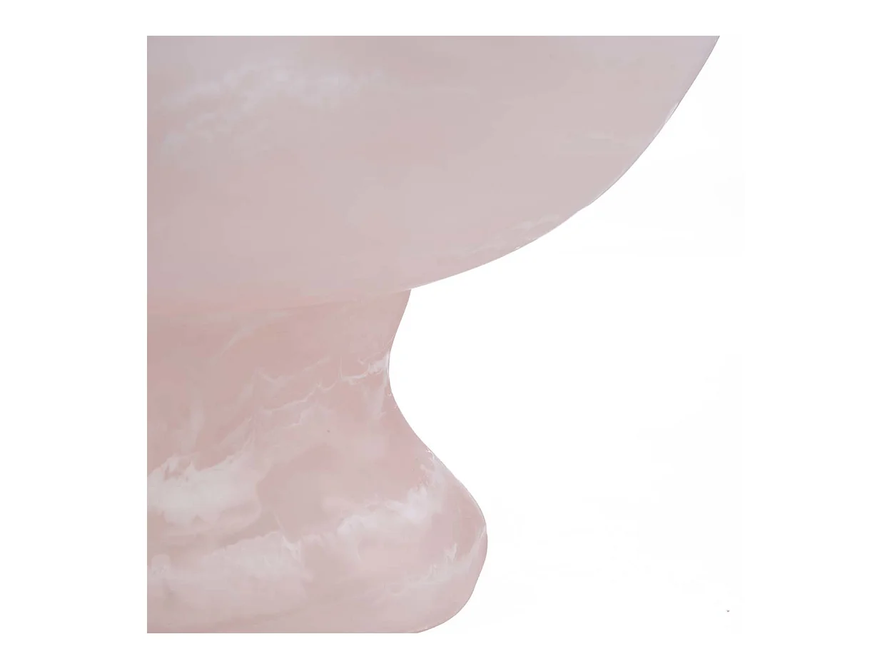 Le Présentoir À Fruits Organique En Résine - Rose Blanc