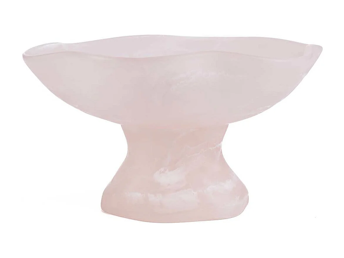 El Soporte De Frutas Orgánico De Resina - Rosa Blanco