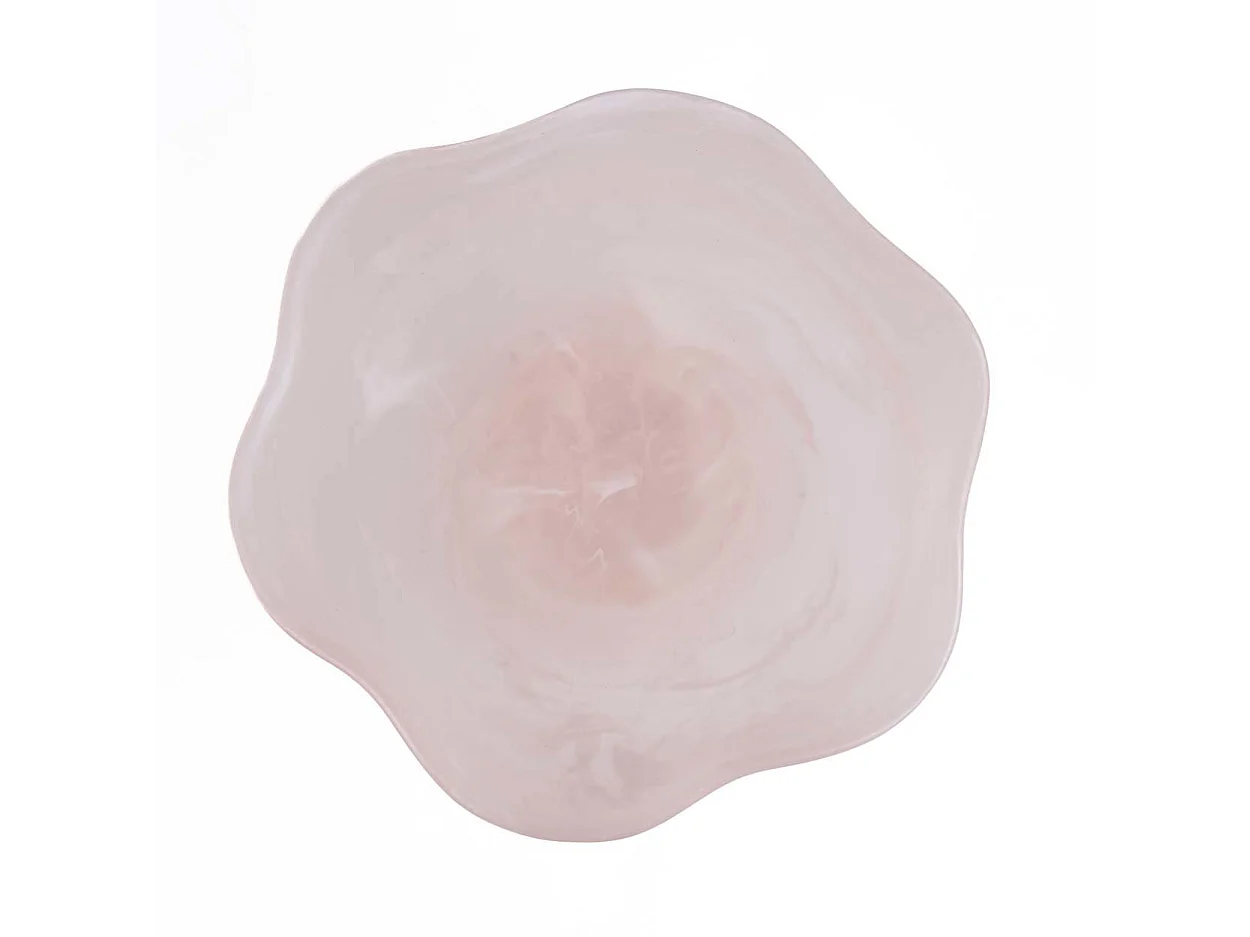 El Soporte De Frutas Orgánico De Resina - Rosa Blanco