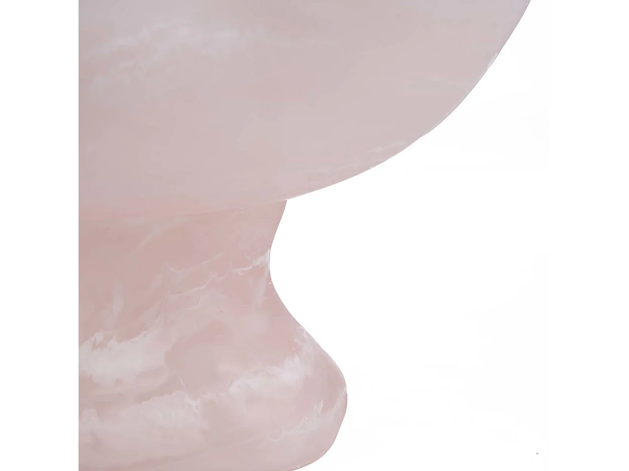 El Soporte De Frutas Orgánico De Resina - Rosa Blanco