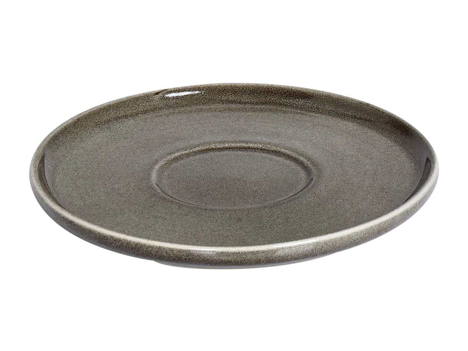 Lot de 8 tasses avec soucoupes COSTMARY Grès Gris